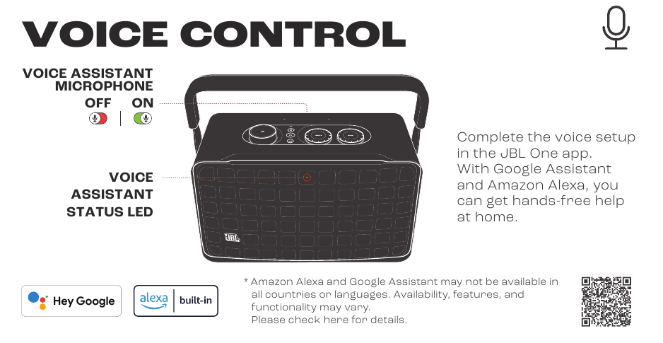 JBL - Authentics 300 - USING THE VOICE CONTROL DE SPRAAKBESTURING GEBRUIKEN