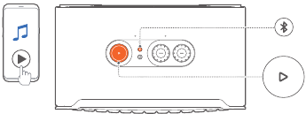 JBL - Authentics 200 - Afspelen vanaf de Bluetooth-bron Afspelen vanaf de Bluetooth-bron