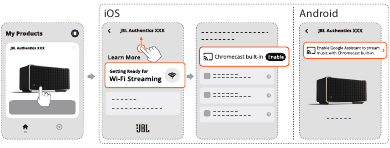 JBL - Authentics 200 - Afspelen met Chromecast built-in Afspelen met Chromecast built-in