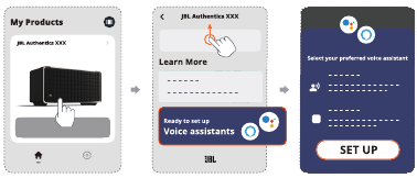 JBL - Authentics 200 - Stemassistenten instellen Stemassistenten instellen