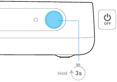 Sennheiser - BT T100 - Druk 3 seconden op de multifunctionele knop. De LED schakelt uit. Druk 3 seconden op de multifunctionele knop. De LED schakelt uit.