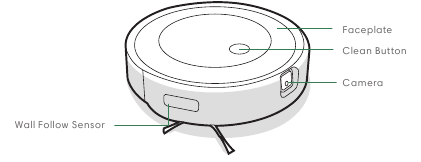 iRobot - Roomba Combo j5 - Overzicht - Bovenaanzicht Overzicht - Bovenaanzicht