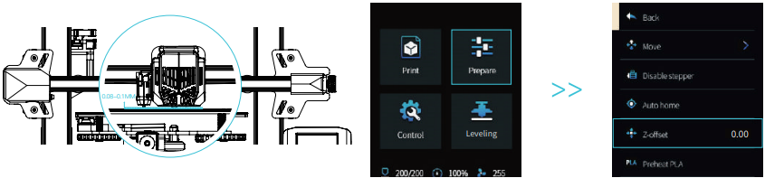 Creality - Ender-3 V2 Neo - Automatisch nivelleren - Stap 2 Automatisch nivelleren - Stap 2