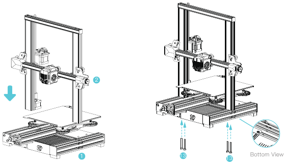 Creality - Ender-3 V2 Neo - Installatie portaalfreem Installatie portaalfreem
