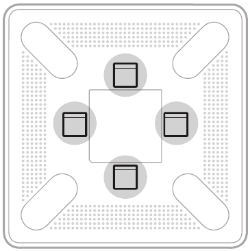 Bose - Music Amplifier - DE VERSTERKER BEVESTIGEN - Onderkant van de versterker DE VERSTERKER BEVESTIGEN - Onderkant van de versterker