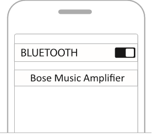 Bose - Muziekversterker - JE MOBIELE APPARAAT VERBINDEN - Stap 2 JE MOBIELE APPARAAT VERBINDEN - Stap 2