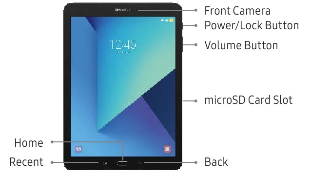 Samsung - Galaxy Tab S3 - Belangrijkste Kenmerken - Vooraanzicht Belangrijkste Kenmerken - Vooraanzicht