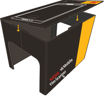 KODAK - 6x6 Mobiele Filmscanner - MONTAGE-INSTRUCTIES - Stap 1 MONTAGE-INSTRUCTIES - Stap 1