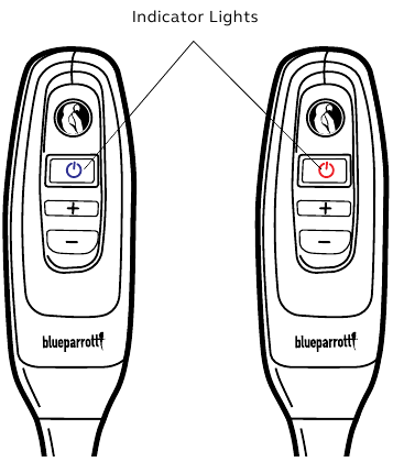 BlueParrott - C400-XT - Batterijvermogenindicatoren Batterijvermogenindicatoren