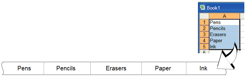 Dymo - LabelManager PCII - Om snel meerdere labels af te drukken vanuit Microsoft Excel Om snel meerdere labels af te drukken vanuit Microsoft Excel