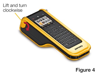 Dymo - XTL 300 - De batterij opladen - Stap 1 De batterij opladen - Stap 1