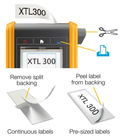 Dymo - XTL 300 - Uw eerste label afdrukken - Stap 3 Uw eerste label afdrukken - Stap 3