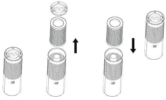 Medify Air - MA-10 - Het apparaat reinigen - Stap 1 Het apparaat reinigen - Stap 1