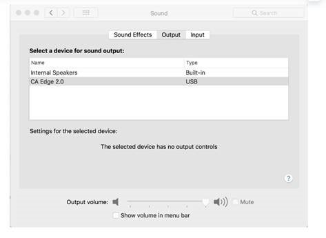 Cambridge Audio - EDGE A - Hoe een Mac aan te sluiten - Stap 1 Hoe een Mac aan te sluiten - Stap 1