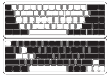 KLIM - Shift - De keycaps vervangen De keycaps vervangen