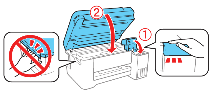 Epson - ET-2700 - Inkttanks vullen - Stap 6 Inkttanks vullen - Stap 6
