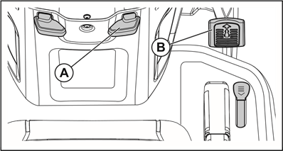 Husqvarna - TS 142L - De cruisecontrol gebruiken De cruisecontrol gebruiken