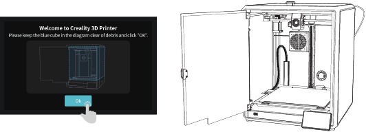 Creality - K1 Max - Het product installeren - Stap 4 Het product installeren - Stap 4