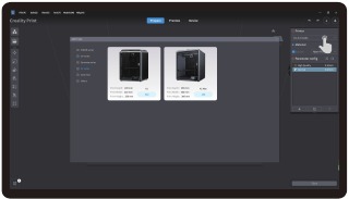 Creality - K1 Max - LAN afdrukken - Stap 2 LAN afdrukken - Stap 2