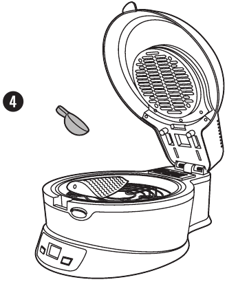 Breville - Halo VDF084 - Andere kookmethode - Stap 4 - Voeg olie toe Andere kookmethode - Stap 4 - Voeg olie toe