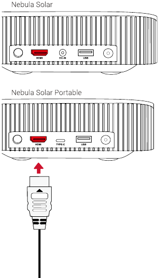 Nebula - Solar - Afspelen vanaf HDMI-weergaveapparaten Afspelen vanaf HDMI-weergaveapparaten
