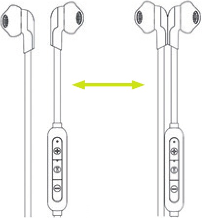 SPROUT - Stride BT5 - Magneet afspelen/pauzeren Magneet afspelen/pauzeren