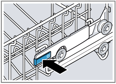 Bosch - SHX78CM6N - Bovenste rek aanpassen met RackMatic - Stap 1 Bovenste rek aanpassen met RackMatic - Stap 1
