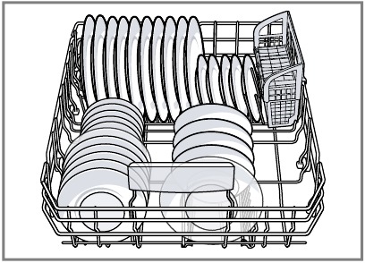 Bosch - SHX53CM5N - Extra inlaadpatronen voor 10 couverts - Onderste rek Extra inlaadpatronen voor 10 couverts - Onderste rek