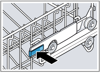 Bosch - SHX53CM5N - Bovenste rek aanpassen met RackMatic - Stap 1 Bovenste rek aanpassen met RackMatic - Stap 1