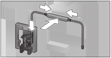 Bosch - BCM8450UC - De melkcontainer aansluiten - Stap 1 De melkcontainer aansluiten - Stap 1