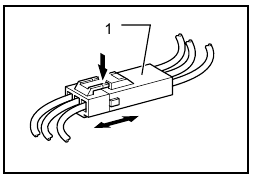Connector loskoppelen