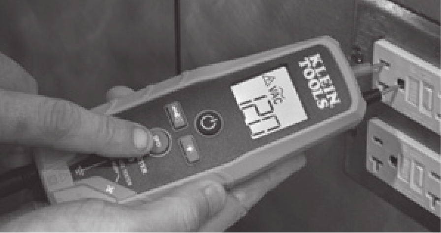 Klein Tools - ET250 - GEBRUIKSAANWIJZING - GFCI TESTEN GEBRUIKSAANWIJZING - GFCI TESTEN