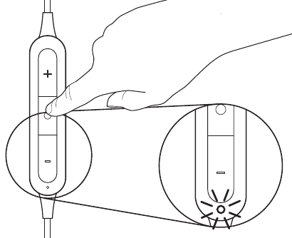 Koss - BT115i - Bluetooth-detectiemodus Bluetooth-detectiemodus