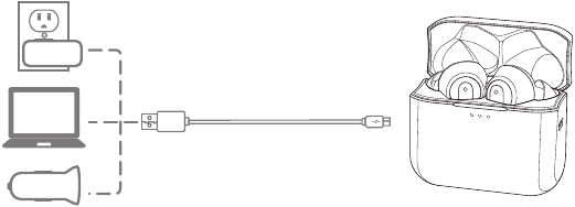 Koss - TWS150i - Oplaadcase Oplaadcase
