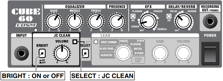 Roland - CUBE-60 - Space Clean Space Clean