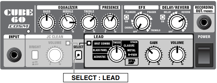 Roland - CUBE-60 - Swamp Crunch Swamp Crunch