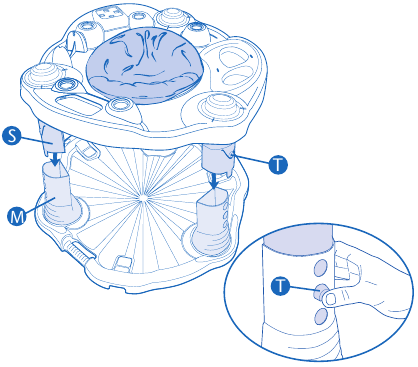 Evenflo - Exersaucer Sweet Tea - Monteren - Fase 2 - Stap 9 Monteren - Fase 2 - Stap 9