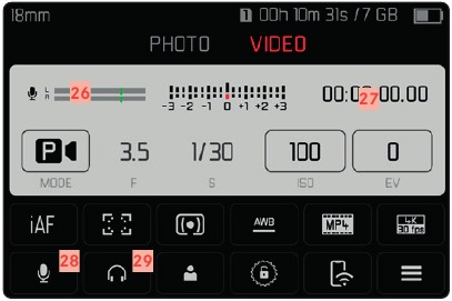 Leica - SL2 - STATUSDISPLAY VIDEO STATUSDISPLAY VIDEO
