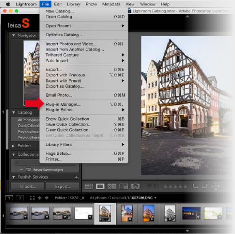 Leica - S3 - LIGHTROOM PLUGIN INSTALLATIE - Stap 2 LIGHTROOM PLUGIN INSTALLATIE - Stap 2