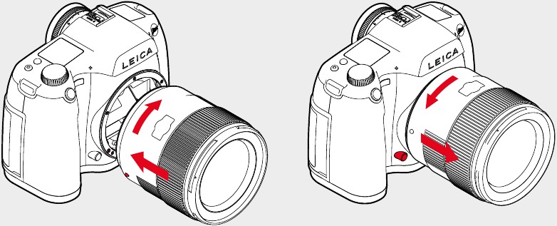 Leica - S3 - LENS BEVESTIGEN & VERWIJDEREN LENS BEVESTIGEN & VERWIJDEREN