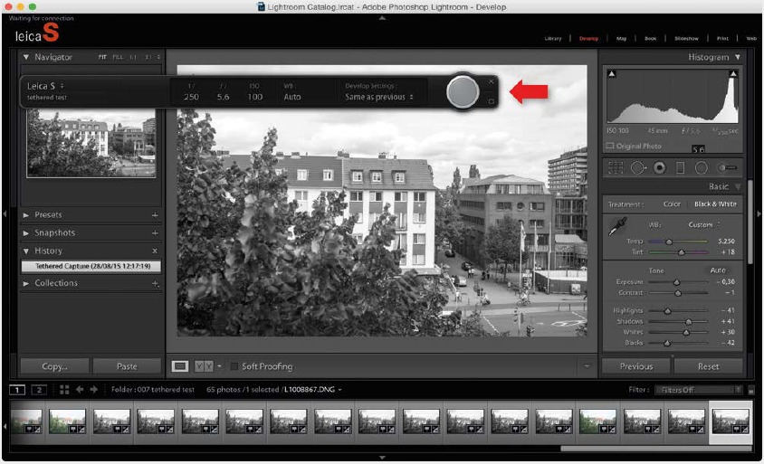 Leica - S3 - TETHERED SHOOTING - ADOBE PHOTOSHOP - Stap 3 TETHERED SHOOTING - ADOBE PHOTOSHOP - Stap 3