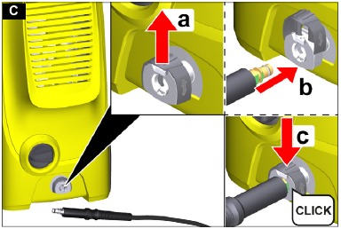 Kärcher - K5 Classic - Eerste keer opstarten - Stap 1 Eerste keer opstarten - Stap 1