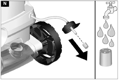 Kärcher - K2 Premium Power Control - Reinig het reinigingsmiddelfilter Reinig het reinigingsmiddelfilter