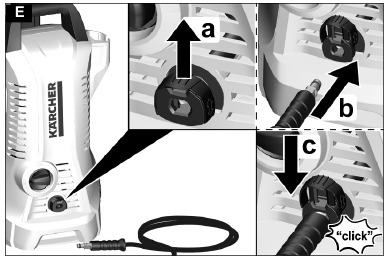 Kärcher - K2 Power Control - Eerste opstart - Stap 1 Eerste opstart - Stap 1