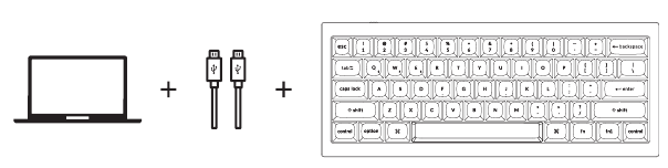 Keychron - Q4 Pro - Snelstartgids - Stap 3 Snelstartgids - Stap 3