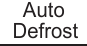 Knop voor automatisch ontdooien