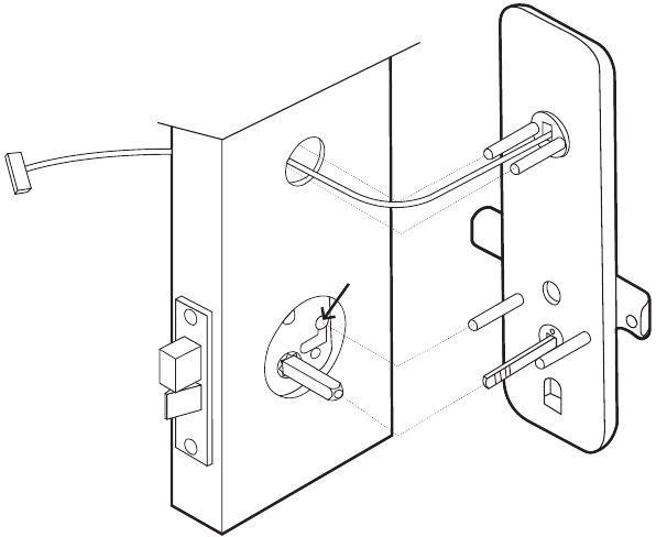 igloohome - Smart Mortise - Installatie - Stap 3 - Buitenkant installeren Installatie - Stap 3 - Buitenkant installeren