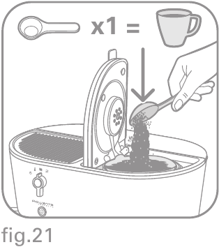 Rowenta - PERFECTO COMBI - KOFFIE ZETTEN - Stap 3 KOFFIE ZETTEN - Stap 3