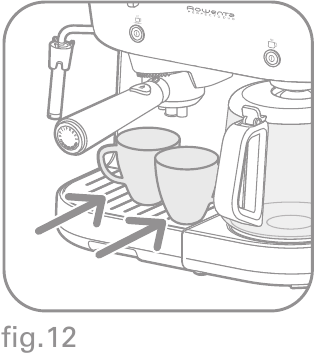 Rowenta - PERFECTO COMBI - Espresso maken met gemalen koffie - Stap 3 Espresso maken met gemalen koffie - Stap 3