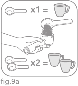 Rowenta - PERFECTO COMBI - Espresso maken met gemalen koffie - Stap 1 Espresso maken met gemalen koffie - Stap 1